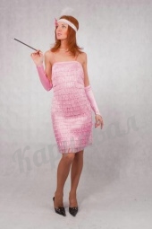 Платье Гетсби  розовое