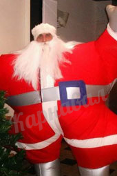 Надувной костюм «Дед Мороз»