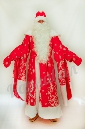 Дед Мороз классический с боярскими рукавами