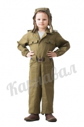 Военная форма на мальчика Танкист в зеленом