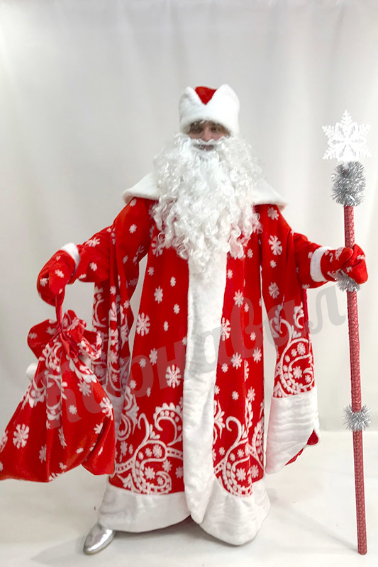 Дед Мороз с боярскими рукавами
